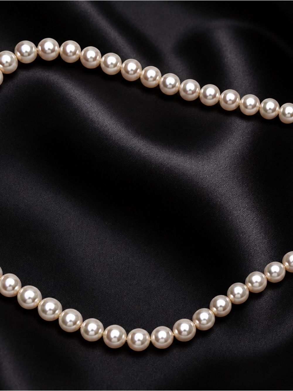✨ Vintage 1950s Classic Faux Pearl Necklace w/ (USA)
